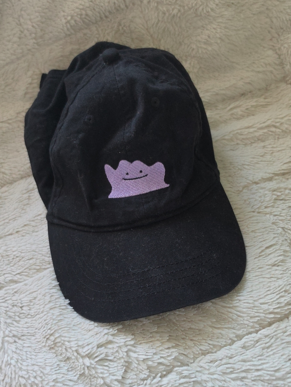 Black Cap with Ditto Embroidery